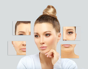 Effects  of ageing,Frown/scowl lines ,Nasolabial folds,Neck ,Under eye circles,neck lines.