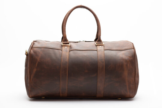 Duffel Bag Travel Case Leather Holdall Valise Fashion Modern