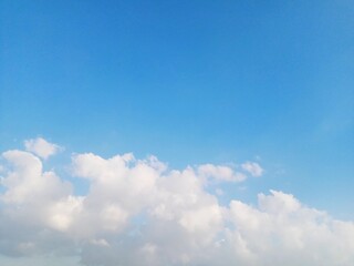 blue sky with clouds