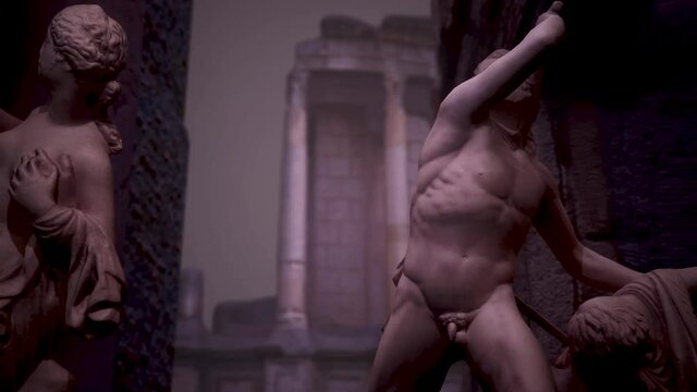 3D scan of  Roman statues