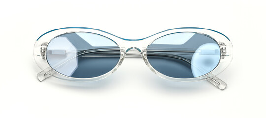 Sunglasses retro isolated on white background. Sun glasses vintage summer woman accessories white...
