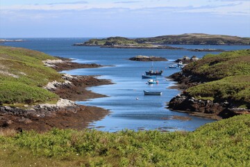 Petersport Harbour, Benbecula, Outer Hebrides, Scotland