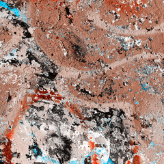 Abstract concrete, weathered with cracks and scratches. Landscape style. Grungy Concrete Surface. Great background or texture.