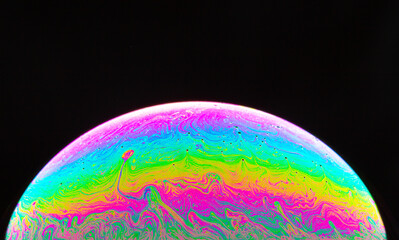 Abstract bright colorful circle background.