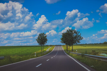 road in the countryside