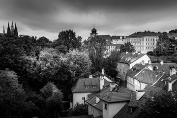 The roofs of old Prague