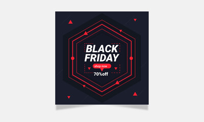 Black friday social media banner.Abstract colorful sale banner.Modern sale background.