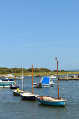 Sailing Boats Mored Up 