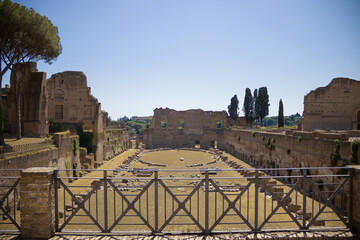 Platino Stadium, ruins of Ancient Rome