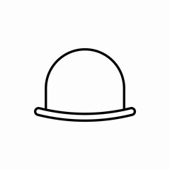 Outline old hat icon.Old hat vector illustration. Symbol for web and mobile