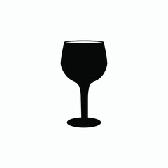 wine glass icon vector sign