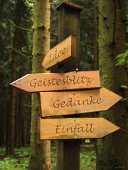 Welchen Weg nimmt die Idee