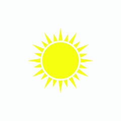 Fototapeta premium sun icon vector