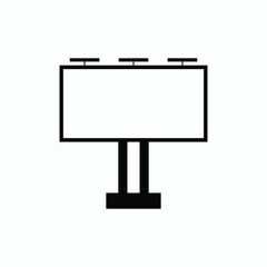 Obraz premium billboard icon vector