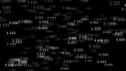 Digital background matrix. Binary code. Hacker concept. Digits on screen. Digital code number. 3D rendering.