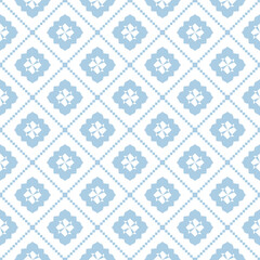 Fototapeta premium Geometric diamond pattern seamless repeat background