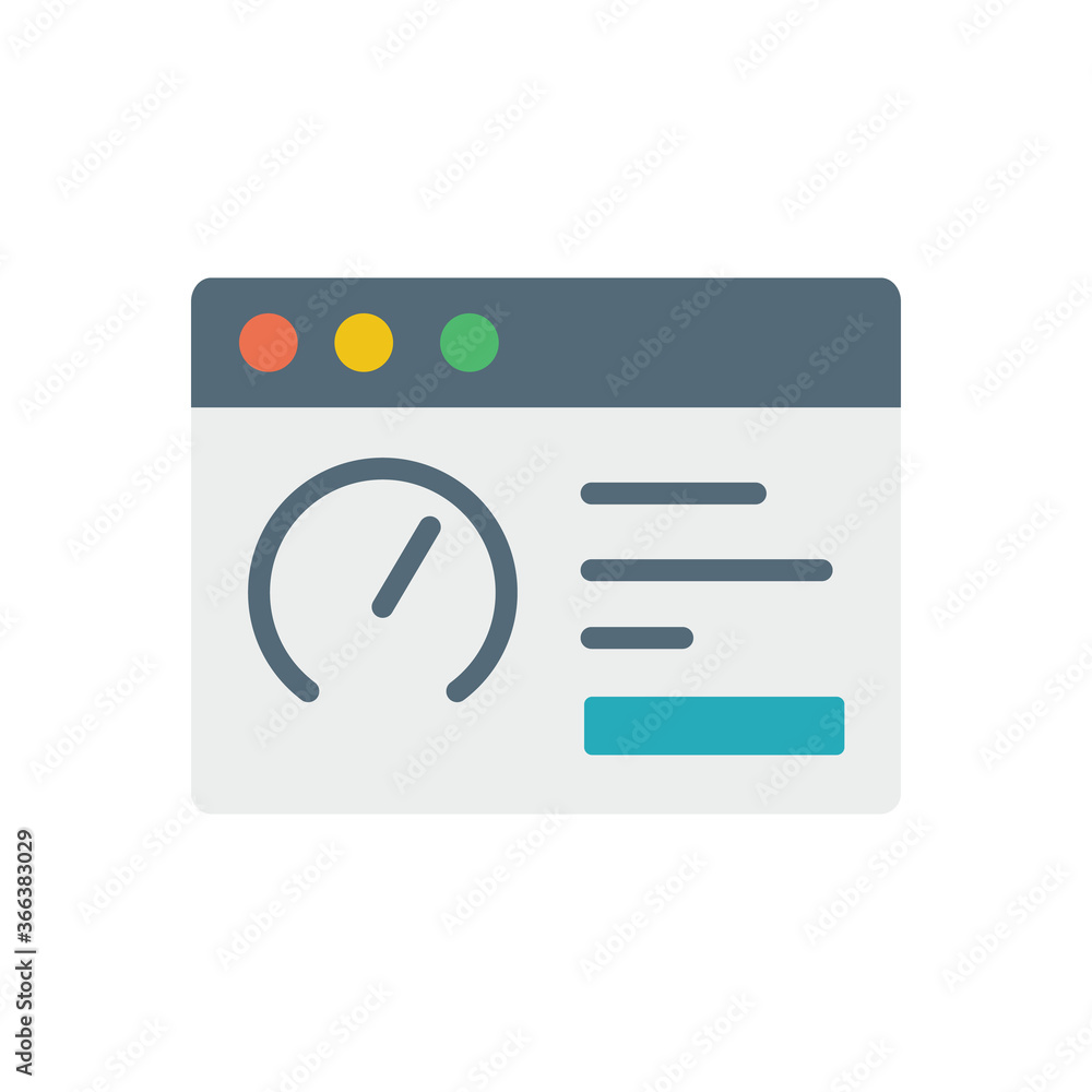 Aufkleber browser, web site, speedometer icon. simple color vector elements of internet explorer icons for ui 