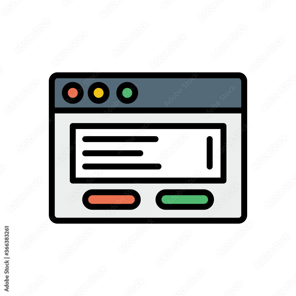 Aufkleber browser, web site, document icon. simple color with outline vector elements of internet explorer ico