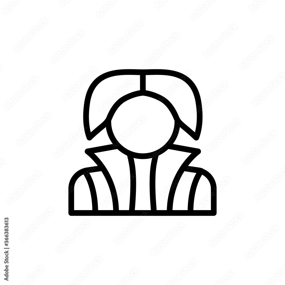 Poster musician icon. simple line, outline vector elements of rock n roll icons for ui and ux, website or m