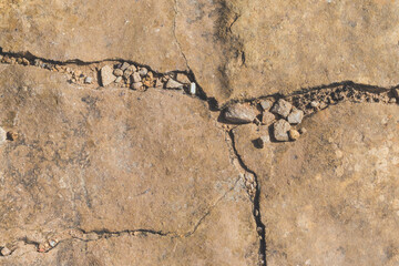 Extreme macro close up of surface Rock pattern. Stone texture and background. Rock Abstract Background