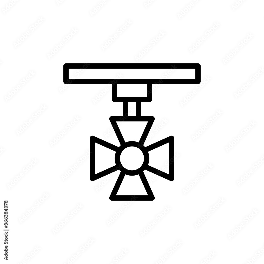 Poster spotlight icon. simple line, outline vector elements of rock n roll icons for ui and ux, website or 