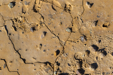 Extreme macro close up of surface Rock pattern. Stone texture and background. Rock Abstract Background