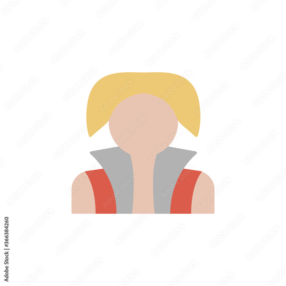 Poster musician icon. simple color vector elements of rock n roll icons for ui and ux, website or mobile ap