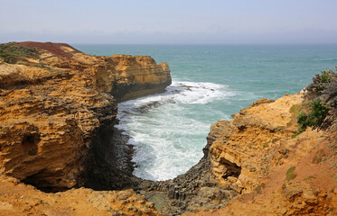 Looking down The Grotto - Victoria, Australia