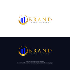 best marketing idea finance logo  business success vector
