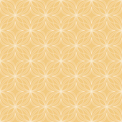 Fototapeta premium Scribble line circle oval pattern seamless repeat background