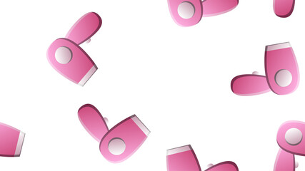 Nice hairdressing tools seamless pattern. Stylish, flat pattern  background. Hair dryer. Background for a hairdresser. Vector Illustration