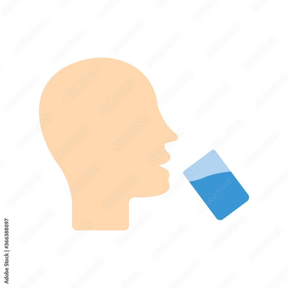 Aufkleber drinking, water, man icon. simple color vector elements of aqua icons for ui and ux, website or mobi