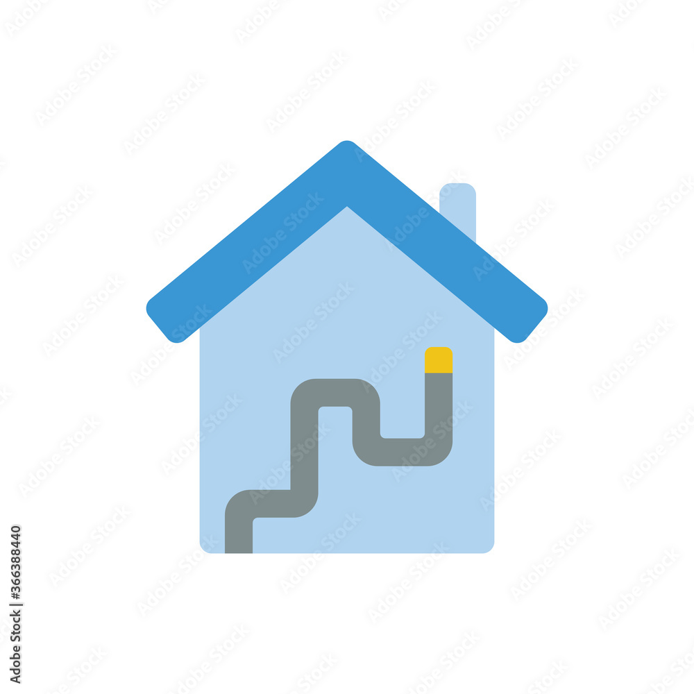 Aufkleber pipes, water icon. simple color vector elements of aqua icons for ui and ux, website or mobile appli