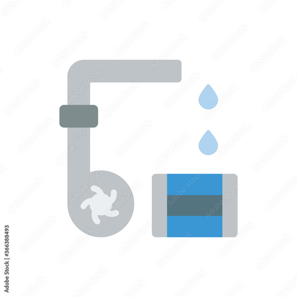 Poster hydratation, water icon. simple color vector elements of aqua icons for ui and ux, website or mobile