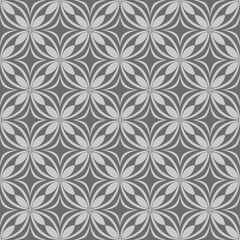 Fototapeta premium Circle geometric seamless repeat pattern background
