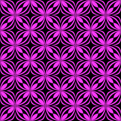 Fototapeta premium Circle geometric seamless repeat pattern background