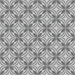 Fototapeta premium Circle geometric seamless repeat pattern background