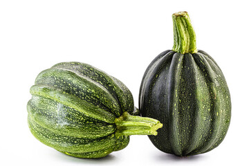 Exotic pumpkin called Moganga in Brazil, mogango, bugango, chila or gila. Organic pumpkin. Straight from the farm. Vegetable on white isolated background for supermarket catalog.