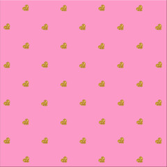 Polka Golden dots pink Patterns Texture seamless background, 3d illustration