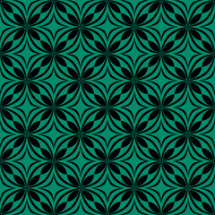 Fototapeta premium Circle geometric seamless repeat pattern background