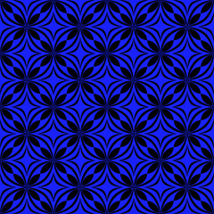 Circle geometric seamless repeat pattern background