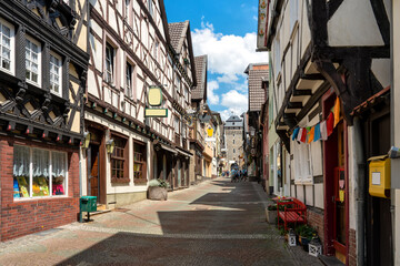 The Neutor and old town in Linz am Rhein, Germany