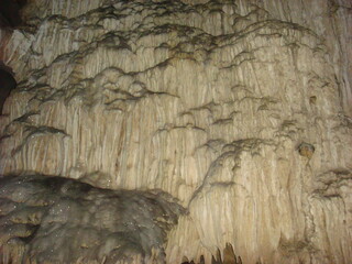 stalactites inside the cave