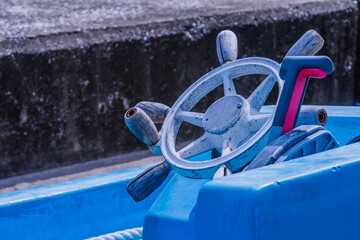 Steering wheel and accelerator control