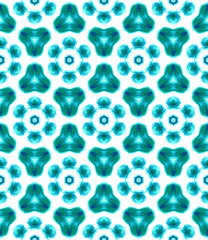 Geo Art. Endless Repeat Painting. 