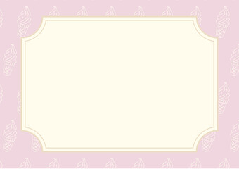 Sweets pattern background