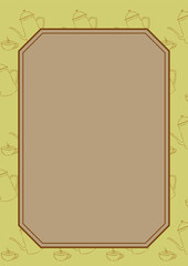 Sweets pattern background