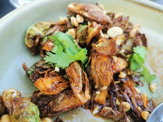 grilled Brussel sprouts vegetable