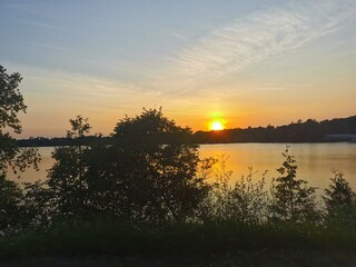 Naklejka premium Lakeview Sunset 3