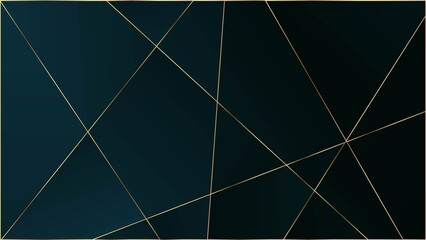 Blue Luxury Polygon Pattern. Silver VIP Rich Geometric Celebration 